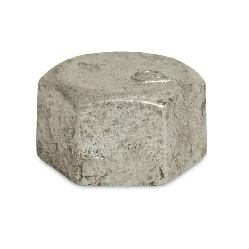 Preis Gesenkt Gewindefitting Temperguss Kappe Hexagon 1/4 IG